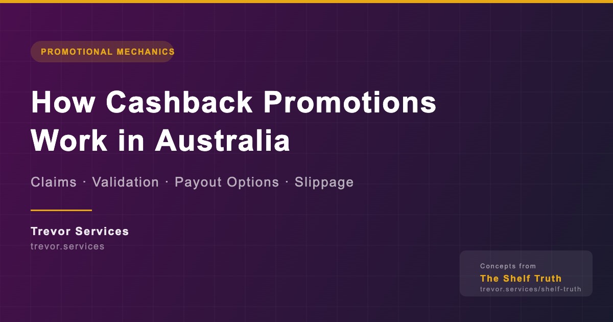 How cashback promotions work in Australia — a guide by Trevor Services