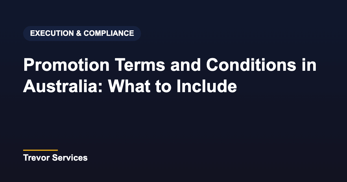 Promotion Terms and Conditions in Australia: What to Include