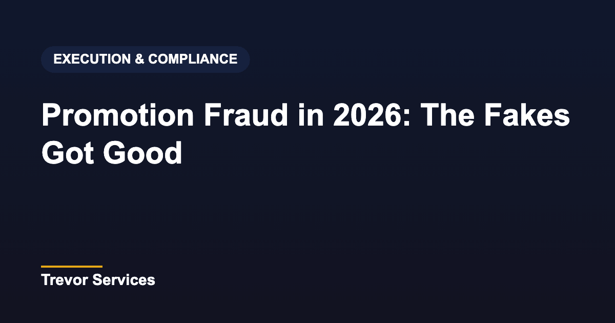 Promotion Fraud in 2026: The Fakes Got Good