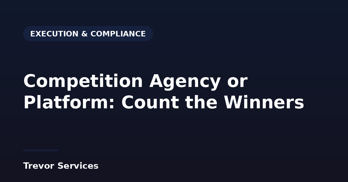Competition agency or platform: counting the winners of an Australian promotion — Trevor Services article graphic